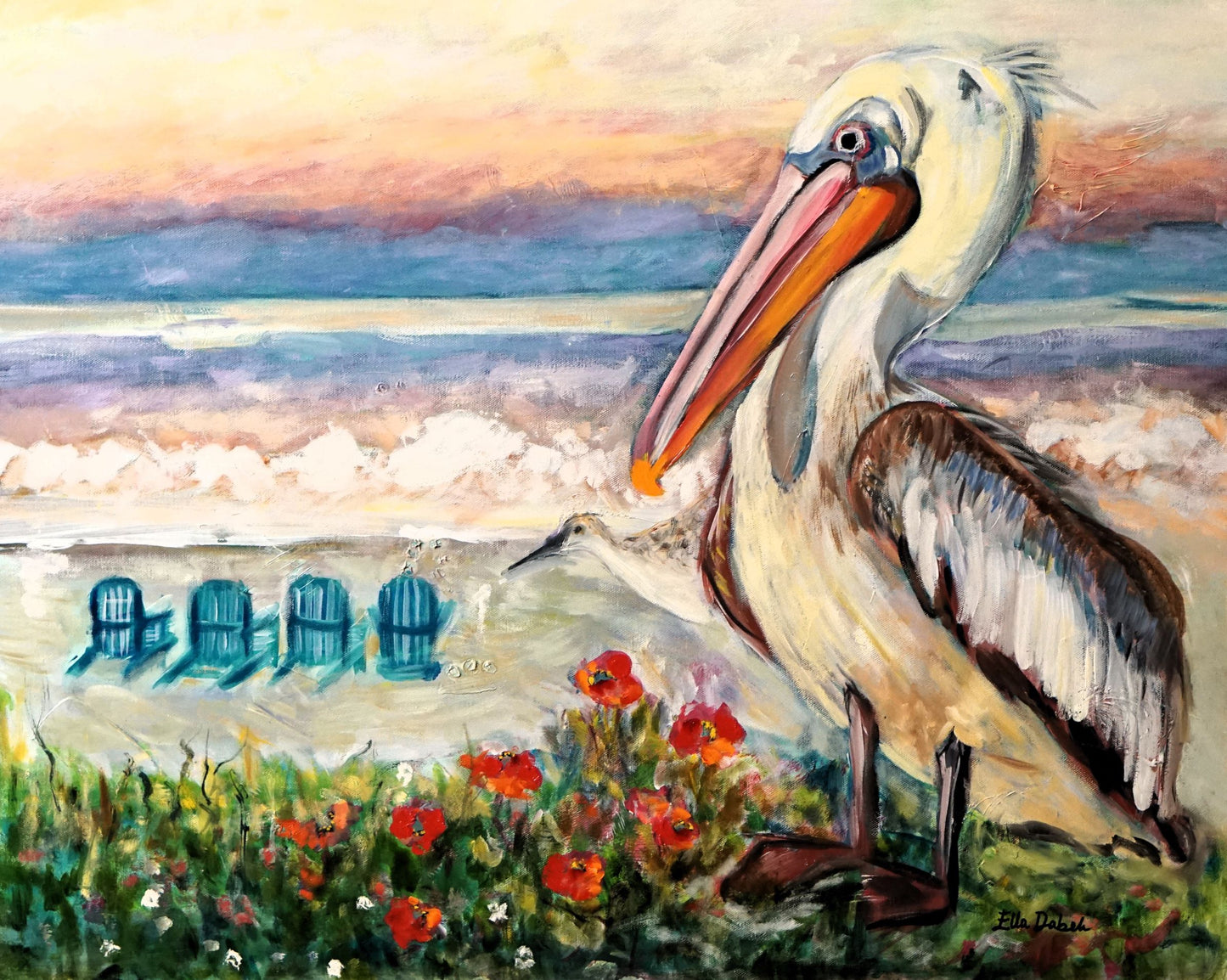 Pelican's View - Original Painting